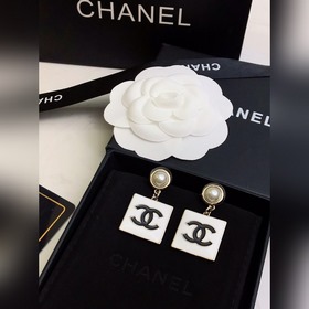 Новые серьги Chanel из чистого серебра 925 пробы с латунными элем