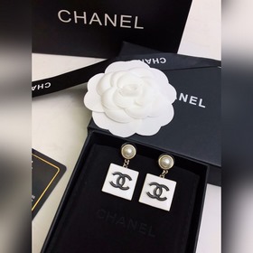Новые серьги Chanel из чистого серебра 925 пробы с латунными элем