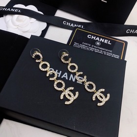 Chanel 2023 Новая модель Chanel Coco с буквами Double C Серьги-гв