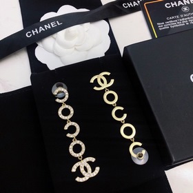 Chanel 2023 Новая модель Chanel Coco с буквами Double C Серьги-гв