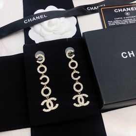 Chanel 2023 Новая модель Chanel Coco с буквами Double C Серьги-гв