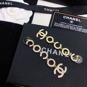 Chanel 2023 Новая модель Chanel Coco с буквами Double C Серьги-гв