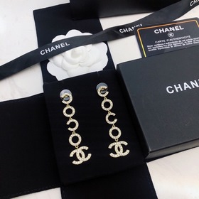 Chanel 2023 Новая модель Chanel Coco с буквами Double C Серьги-гв