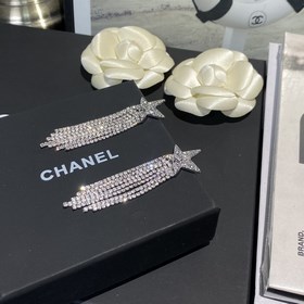 188049 [Серьги Chanel с пятиконечной звездой] Классические серьги