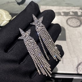 188049 [Серьги Chanel с пятиконечной звездой] Классические серьги