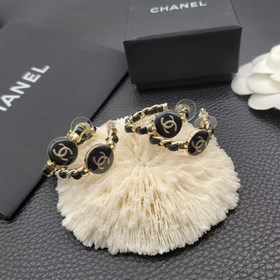 1880140  Z-модель Маленькие CHANEL Сережки-гвоздики с круглыми к
