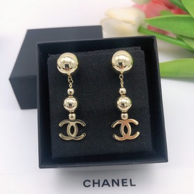 Номер XED05160   Серьги Chanel Gold Ball, модель Jennie, большо