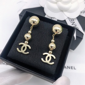 Номер XED05160   Серьги Chanel Gold Ball, модель Jennie, большо