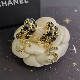 1880130 Z-модель, CHANEL, кристаллы Swarovski, кожаная подвеска,