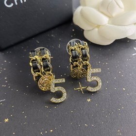 1880130 Z-модель, CHANEL, кристаллы Swarovski, кожаная подвеска,