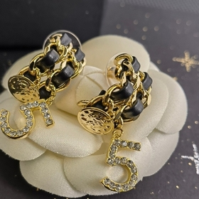 1880130 Z-модель, CHANEL, кристаллы Swarovski, кожаная подвеска, 