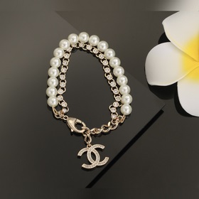 Классическая модель Chanel Популярный изысканный жемчужный двухсл