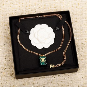 【chanel зеленый смоляной двойной чокер】 Очень трудно приобрести,