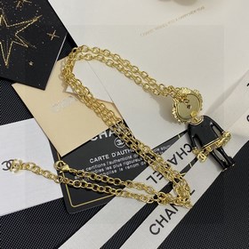 Chanel Черное колье Cat People с индивидуальным дизайном привлек
