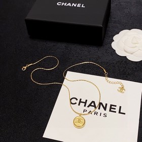 Chanel с двойной буквой C, новейшая модная подвеска в форме золот