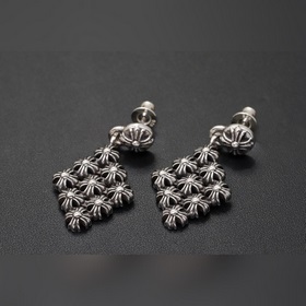 Chrome Hearts Серьги с ромбовидным крестом