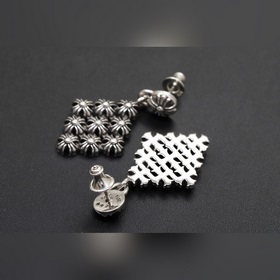 Chrome Hearts Серьги с ромбовидным крестом