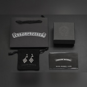 Chrome Hearts Серьги с ромбовидным крестом