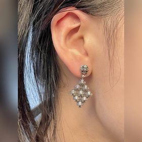 Chrome Hearts Серьги с ромбовидным крестом