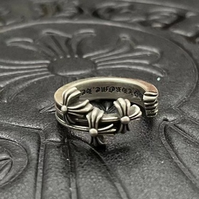 CHROME HEARTS Высококачественное кольцо с открытым крестом