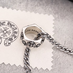 Кольцо и ожерелье можно носить отдельно.  Chrome Hearts Прекрасн