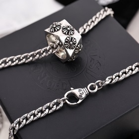 Кольцо и ожерелье можно носить отдельно.  Chrome Hearts Прекрасн