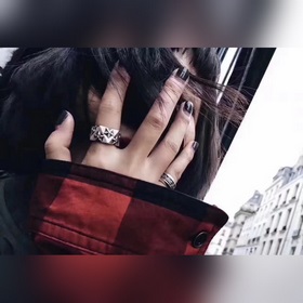 CHROME HEARTS Высококачественное кольцо с открытым зажимом в форм