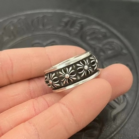 CHROME HEARTS Высококачественное кольцо с вращающимся крестом Ра
