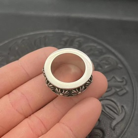 CHROME HEARTS Высококачественное кольцо с вращающимся крестом Ра