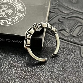 CHROME HEARTS Высококачественное кольцо с открытым сердечком Раз