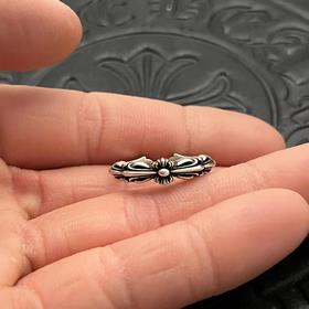 CHROME HEARTS Высококачественное кольцо с открытым сердечком Раз