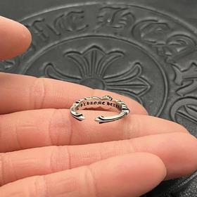 CHROME HEARTS Высококачественное кольцо с открытым сердечком Раз