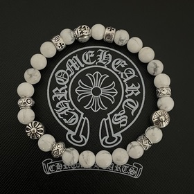 Специальная версия Chrome Hearts Кро, белый пирс, многокомпонентн