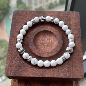 Специальная версия Chrome Hearts Кро, белый пирс, многокомпонентн
