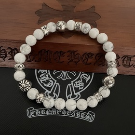Специальная версия Chrome Hearts Кро, белый пирс, многокомпонентн