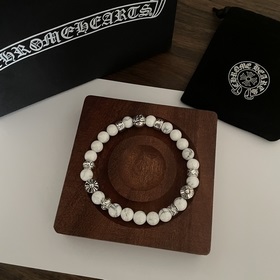 Специальная версия Chrome Hearts Кро, белый пирс, многокомпонентн