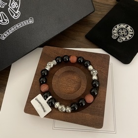Специальная версия Chrome Hearts Черный сердолик Красный песчаник