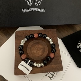 Специальная версия Chrome Hearts Черный сердолик Красный песчаник