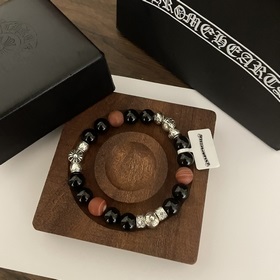 Специальная версия Chrome Hearts Черный сердолик Красный песчаник