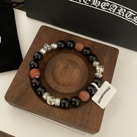 Специальная версия Chrome Hearts Черный сердолик Красный песчаник