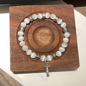 Специальная версия Chrome Hearts Белый кошачий глаз * Многокомпон