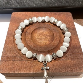 Специальная версия Chrome Hearts Белый кошачий глаз * Многокомпон