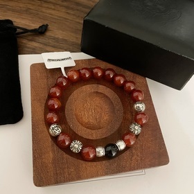 Специальная версия Chrome Hearts Южный красный агат * Браслет с н