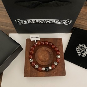 Специальная версия Chrome Hearts Южный красный агат * Браслет с н