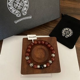 Специальная версия Chrome Hearts Южный красный агат * Браслет с н