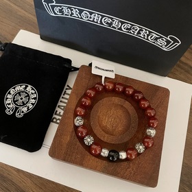 Специальная версия Chrome Hearts Южный красный агат * Браслет с н