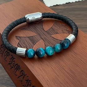 Chrome Hearts Крокс Хертс ретро браслет с цветными бусинами на ко