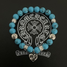 Специальная версия Chrome Hearts Кро, бирюза, подвеска в форме се