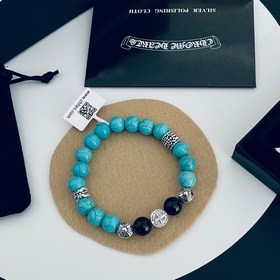 Специальная версия Chrome Hearts с черным халхутом и бирюзой, бра