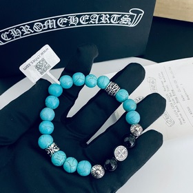 Специальная версия Chrome Hearts с черным халхутом и бирюзой, бра